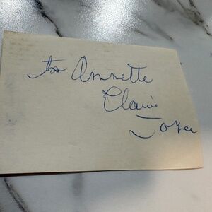 Elaine Joyce Autograph Signed Card — Actress — TV— Broadway — Neil Simon's Wife